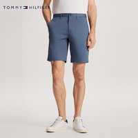 TOMMY HILFIGER 24春季男装一字袋小绣标肌理感商务休闲合身短裤35199 深蓝色DBZ 29