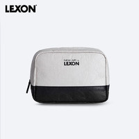 LEXON 乐上 便携收纳包大容量化妆包旅行洗漱包男女士洗浴包泰维克纸包白黑色