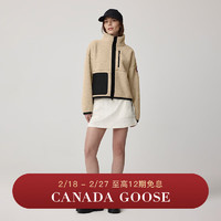 加拿大鹅（Canada Goose）【】Simcoe女士羊羔绒拉链夹克 1101W 961 迷雾灰 XL