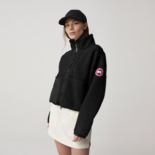 加拿大鹅（Canada Goose）【】Simcoe女士羊羔绒拉链夹克 1101W 61 黑色 M