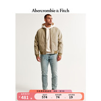 ABERCROMBIE & FITCH男装 24春潮流休闲运动修身牛仔裤 355276-1 浅色水洗 36/32 (180/92A)