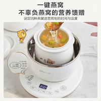 88VIP：Bear 小熊 燕窝炖盅迷你电炖盅全自动家用小型陶瓷电炖锅煲汤煮粥隔水炖