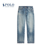 RALPH LAUREN 拉夫劳伦 男士复古直筒版褪色牛仔裤 RL18118 蓝色 28/32