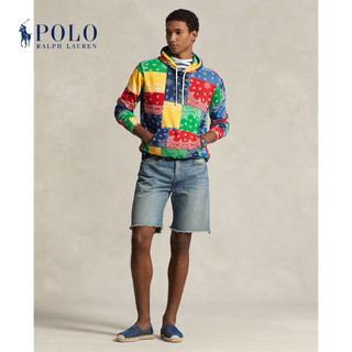 Polo Ralph Lauren 拉夫劳伦 男装 24年春拼饰印花棉质连帽衫RL18065 999-多色