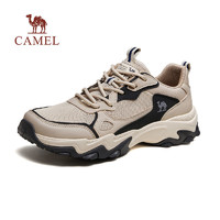 CAMEL 骆驼 男鞋2024春季新款透气网面登山鞋缓震耐磨男士户外运动休闲鞋