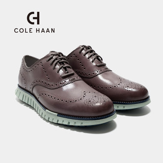 colehaan/歌涵 男鞋牛津鞋 24年春季布洛克雕花休闲皮鞋C39614 灰色-C39614 43