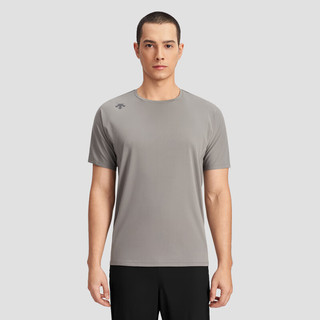 DESCENTE迪桑特跑步系列运动男士短袖针织衫夏季 CC-CHARCOAL 3XL (190/108A)