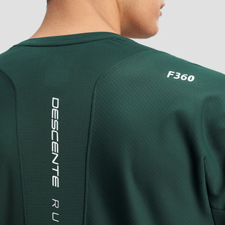 DESCENTE迪桑特跑步系列运动男士短袖针织衫夏季 DG-DARK GREEN 3XL (190/108A)
