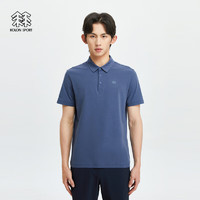 KOLON SPORT可隆SECO速干防晒短袖抗菌POLO衫 蓝色BU 190/3XL