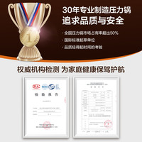 苏泊尔高压锅家用迷你防爆压力锅小燃气电磁炉通用 款升级款【20cm 4.5升】【电磁炉燃气通用】