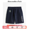 ABERCROMBIE & FITCH男装 24春夏新款美式小麋鹿抓绒短裤 358152-1 海军蓝 XS (170/70A)