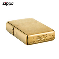 ZIPPO 之宝 煤油防风打火机 龙年送礼送男女友生日礼物收藏 经典机系列 铜厚壳沙子168