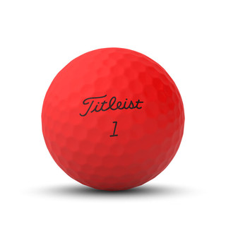 Titleist泰特利斯TruFeel 高尔夫球 非常柔软击球手感 二层球 New TruFeel红色