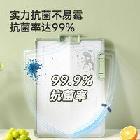 炊大皇抗菌防霉可站立菜板厨房家用双面切菜水果食品级案板粘砧板 【大号 升级可立】带揉面圈 抗菌率99.9%（3-6人适用）