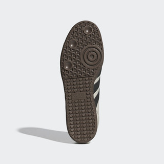 adidas「T头鞋」SAMBA OG经典运动板鞋男女阿迪达斯三叶草 白/黑/灰 41(255mm)