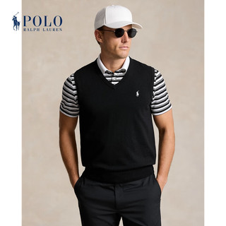 Polo Ralph Lauren 拉夫劳伦 男装 24年春运动针织衫背心RL18059 001-Polo黑 M