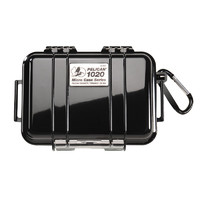 派力肯（PELICAN） 1020户外防水收纳盒播放器防护盒微小型相机盒小型耳机盒潜水盒微单相机包 黑色