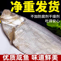 江海寄渔生新货白鳞鱼咸香白鳞鱼咸鱼干白鳓鱼曹白鱼海产品干货咸鱼鲞快鱼 大白鳞鱼（单条6-8两）3条