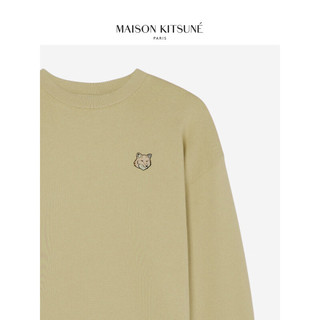 Maison Kitsune 女款 SS24春夏大胆玩色狐狸圆领套头卫衣 P357【绿色】 XXS