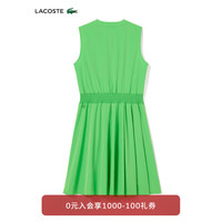 法国拉科斯特 LACOSTE女装24春季松紧收腰连衣裙EF3867 IXU/活力绿 34 / 155cm