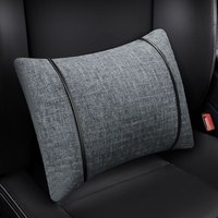 车优友 汽车坐垫 四季通用布艺座垫 舒适荞麦壳透气坐垫 腰靠1个-下单备注颜色 朗逸轩逸卡罗拉英朗捷达桑塔纳