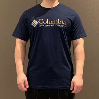Columbia哥伦比亚t恤男24春夏户外休闲舒适透气短袖 JE1586 277 M 