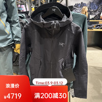 始祖鸟（ARC’TERYX）ARC'TERYX女款GAMMA HEAVYWEIGHT/HOODY/LW软壳夹克 春秋款连帽GammaHoody黑色BlackX XS加拿大发货