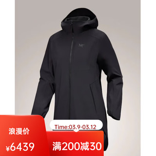 始祖鸟（ARC’TERYX）ARC'TERYX女款GAMMA HEAVYWEIGHT/HOODY/LW软壳夹克 加绒长款GammaHeavyweightCoat黑 M国内沈阳速发