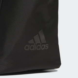 adidas马思纯同款运动单肩斜挎包水桶包女子新年红阿迪达斯 黑色 NS