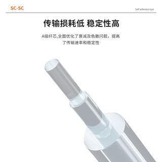 丰应子 隐形光纤 入户自粘式室内透明光缆FTTR成品跳线SC-SC30米 FYZ-WQ214 自粘式隐形光纤