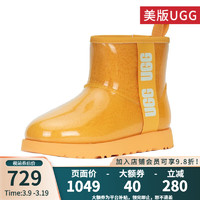 UGG 美版经典迷你糖果色新款女士短靴雪地靴同款1113190 PPNG-橘子色 36