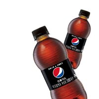 pepsi 百事 plus会员：百事可乐 无糖 Pepsi 碳酸饮料  迷你 300ml*24瓶