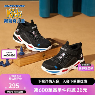 SKECHERS 斯凯奇 童鞋大童棉靴防泼水男童运动鞋棉鞋儿童鞋秋冬童靴403668L