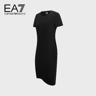EMPORIO ARMANI 24春季EA7女装短款圆领连衣裙
