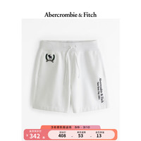ABERCROMBIE & FITCH男装 24春夏美式小麋鹿抓绒短裤 358152-1 白色 M (180/80A)