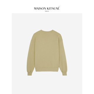 Maison Kitsune 女款 SS24春夏大胆玩色狐狸圆领套头卫衣 P357【绿色】 S