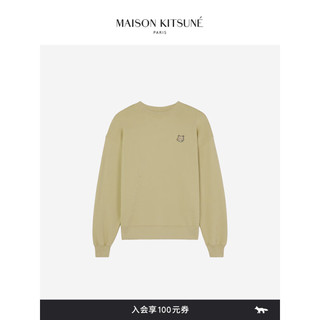 Maison Kitsune 女款 SS24春夏大胆玩色狐狸圆领套头卫衣 P357【绿色】 XS