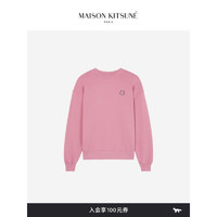 Maison Kitsune 女款 SS24春夏大胆玩色狐狸圆领套头卫衣 P625【粉色】 XL