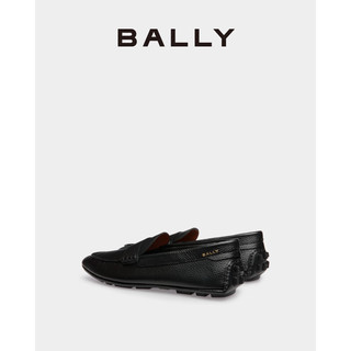 BALLY/巴利24春夏男士黑色皮革驾驶鞋6306747 黑色 40.5