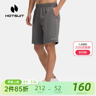 HOTSUIT后秀短裤男跑步运动春夏季训练户外短裤 埃菲尔铁塔 M