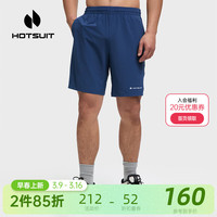 HOTSUIT后秀短裤男跑步运动春夏季训练户外短裤 深色牛仔 2XL