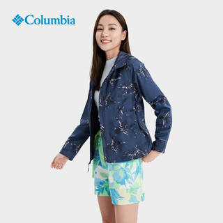 Columbia哥伦比亚户外女子防水冲锋衣防风旅行运动连帽外套RR0097 471（修身版） XL(170/92A)