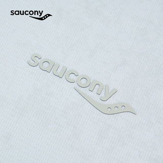 Saucony索康尼短袖T恤男2024年春运动T恤亲肤透气休闲短袖针织上衣 浅灰绿晕染色组 M