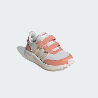 adidas 阿迪达斯 童鞋春款男女儿童休闲魔术贴运动鞋 IE8833黄 5-/38.5码/235mm