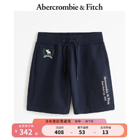 Abercrombie & Fitch 男装 24春夏美式小麋鹿抓绒短裤 358152-1 海军蓝 S (175/76A)