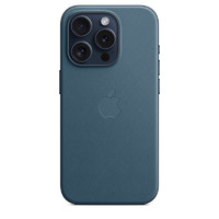 Apple/苹果 iPhone 15 Pro  MagSafe 精织斜纹保护壳-海蓝色  保护套 手机套 手机壳
