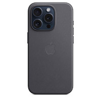 Apple/苹果 iPhone 15 Pro  MagSafe 精织斜纹保护壳-黑色  保护套 手机套 手机壳