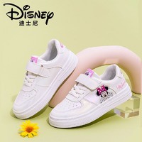 Disney 迪士尼 2024春季新款女童板鞋休闲鞋卡通运动鞋防滑米妮透气儿童鞋