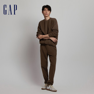 Gap 盖璞 男女装秋冬LOGO碳素软磨抓绒保暖卫衣装上衣807041