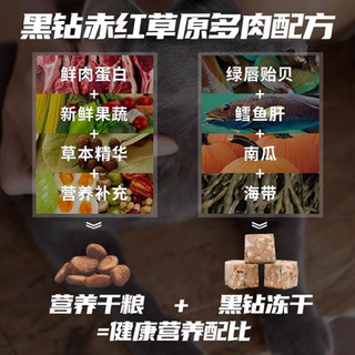 哈根纽翠斯 NUTRIENCE纽翠斯猫粮 黑钻系列冻干配方猫粮5kg 红肉 11磅 1袋